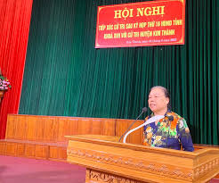 Đại biểu HĐND tỉnh tiếp xúc với cử tri huyện Kim Thành